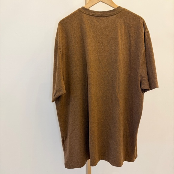 Carhartt Men's Loose Fit Brown Short Sleeve Pocket T-Shirt Size XL Casual - Picture 6 of 10